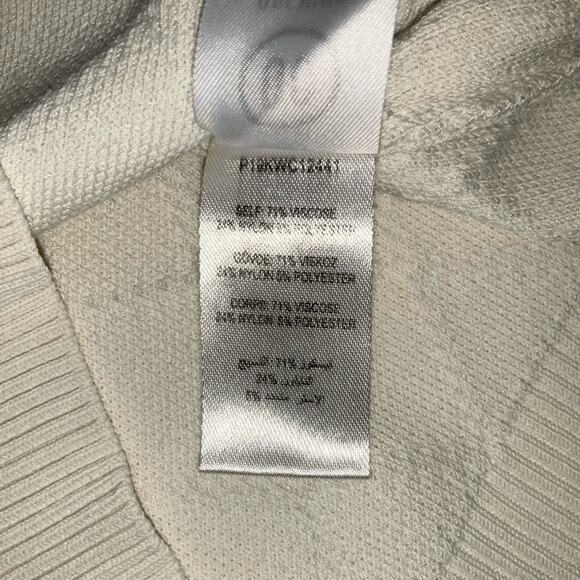 Opening Ceremony Compact Flare Sleeve Knit Cream Crewneck Sweater MEDIUM - Picture 7 of 11